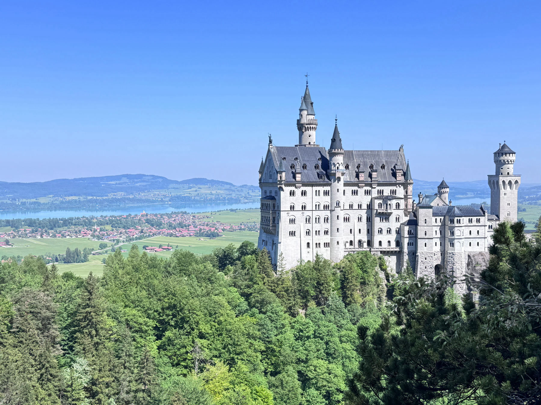 El castillo de Neuschwanstein