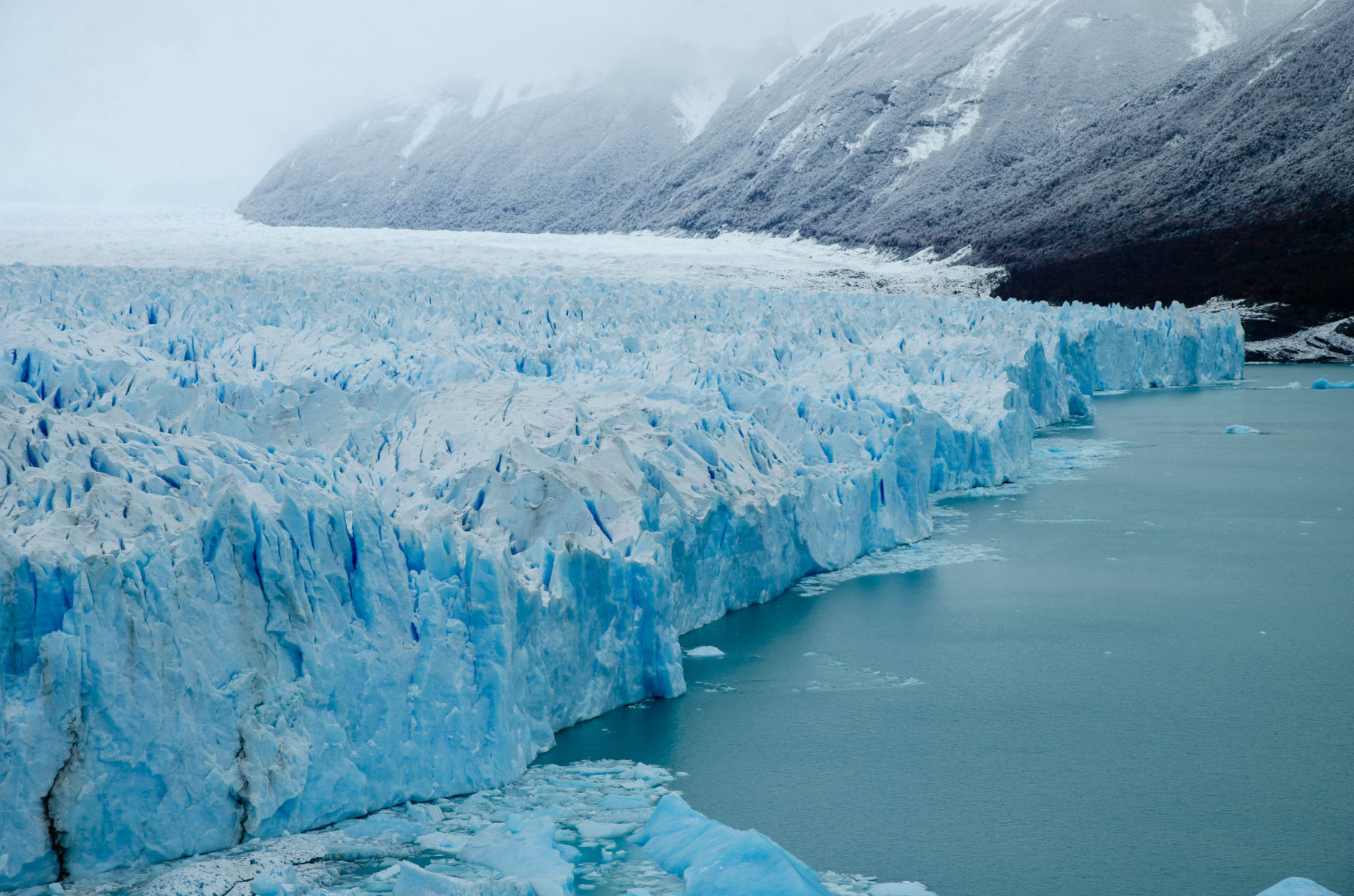 Face to face with the Perito Moreno glacier