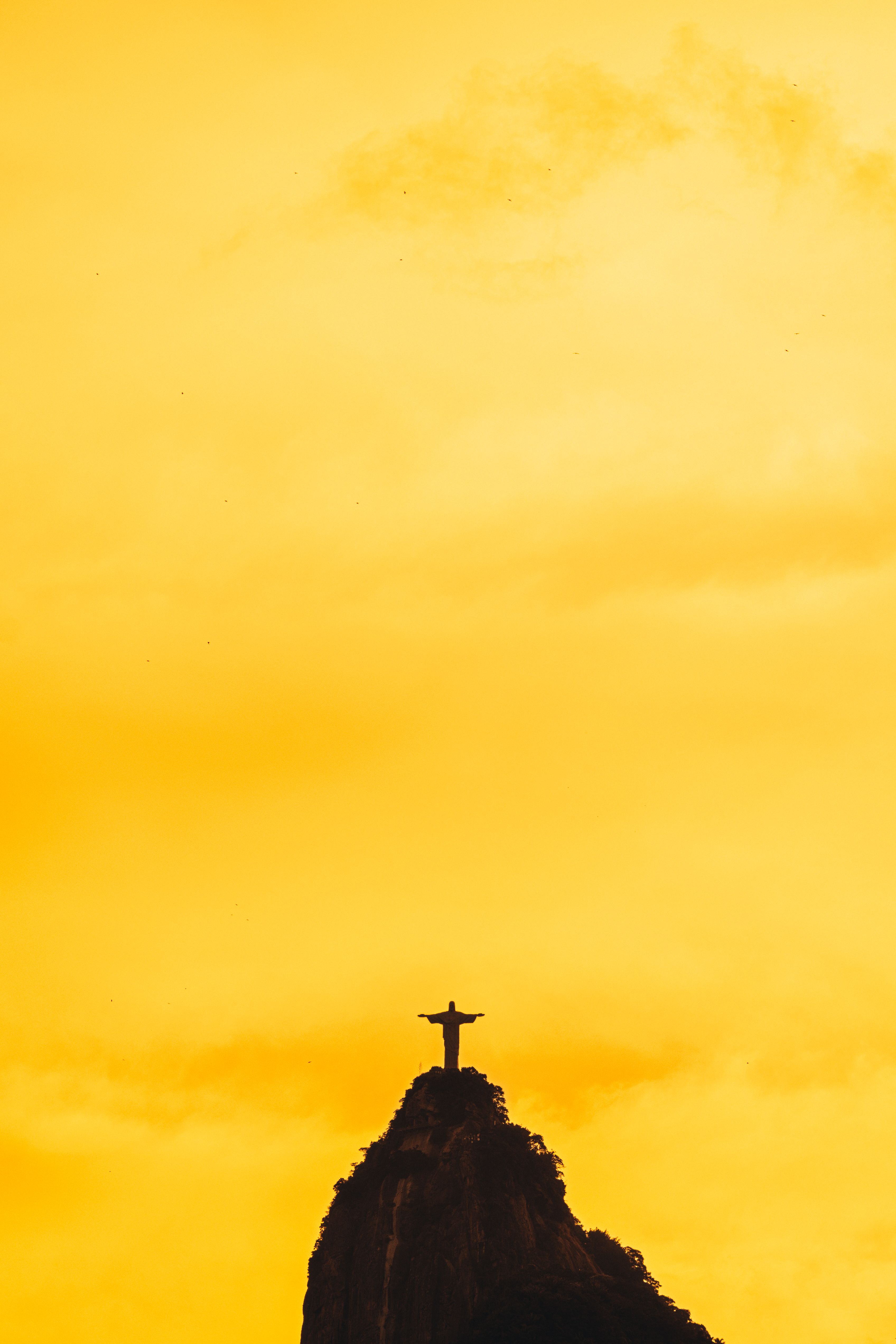 Christ the Redeemer at sunrise