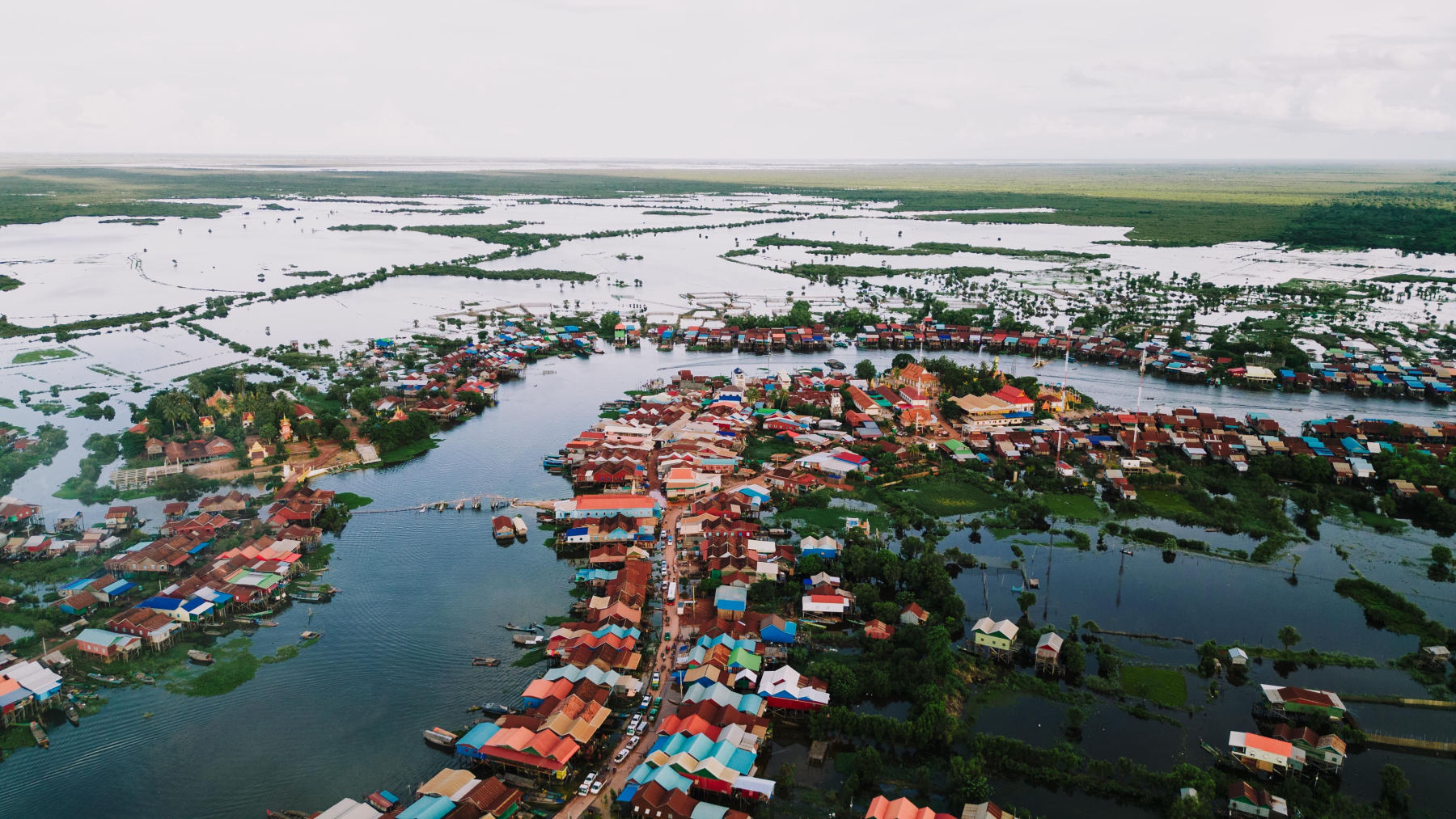 El lago Tonlé Sap