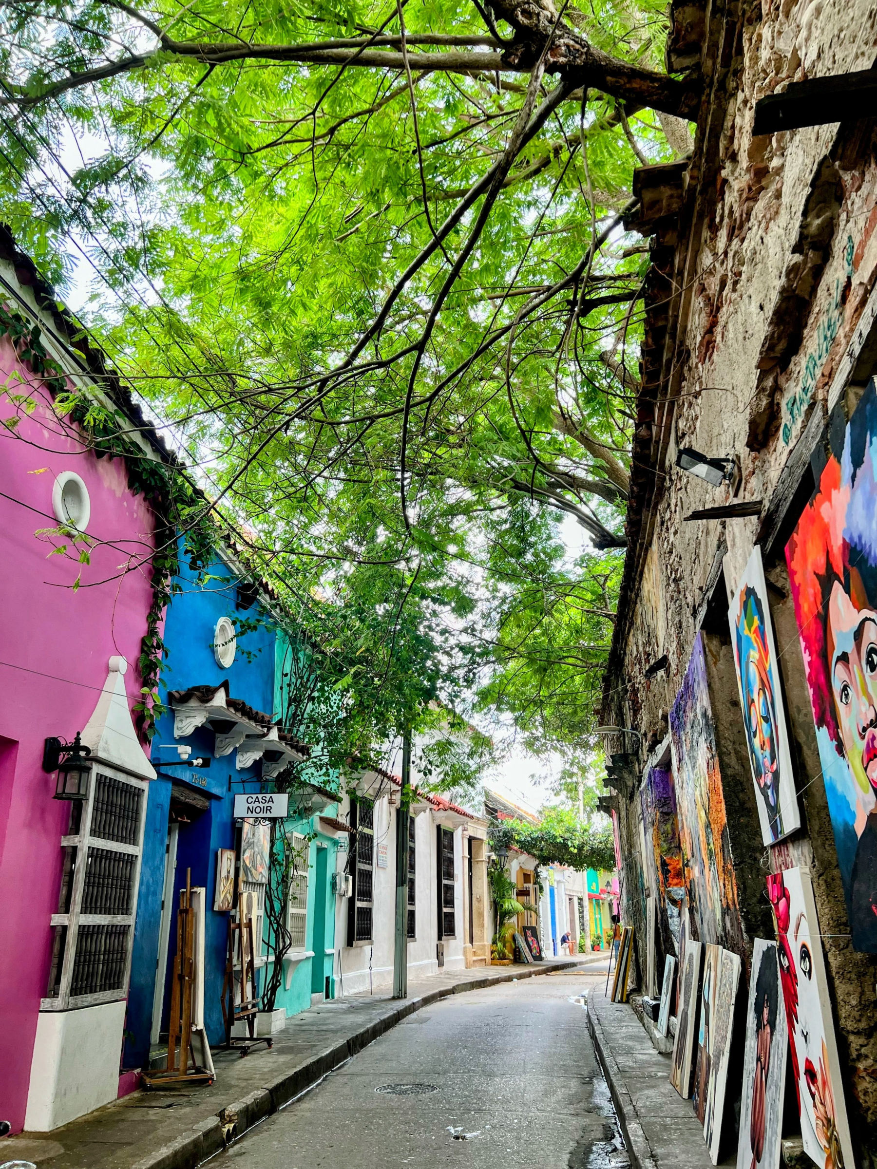 Getsemaní, the open-air gallery