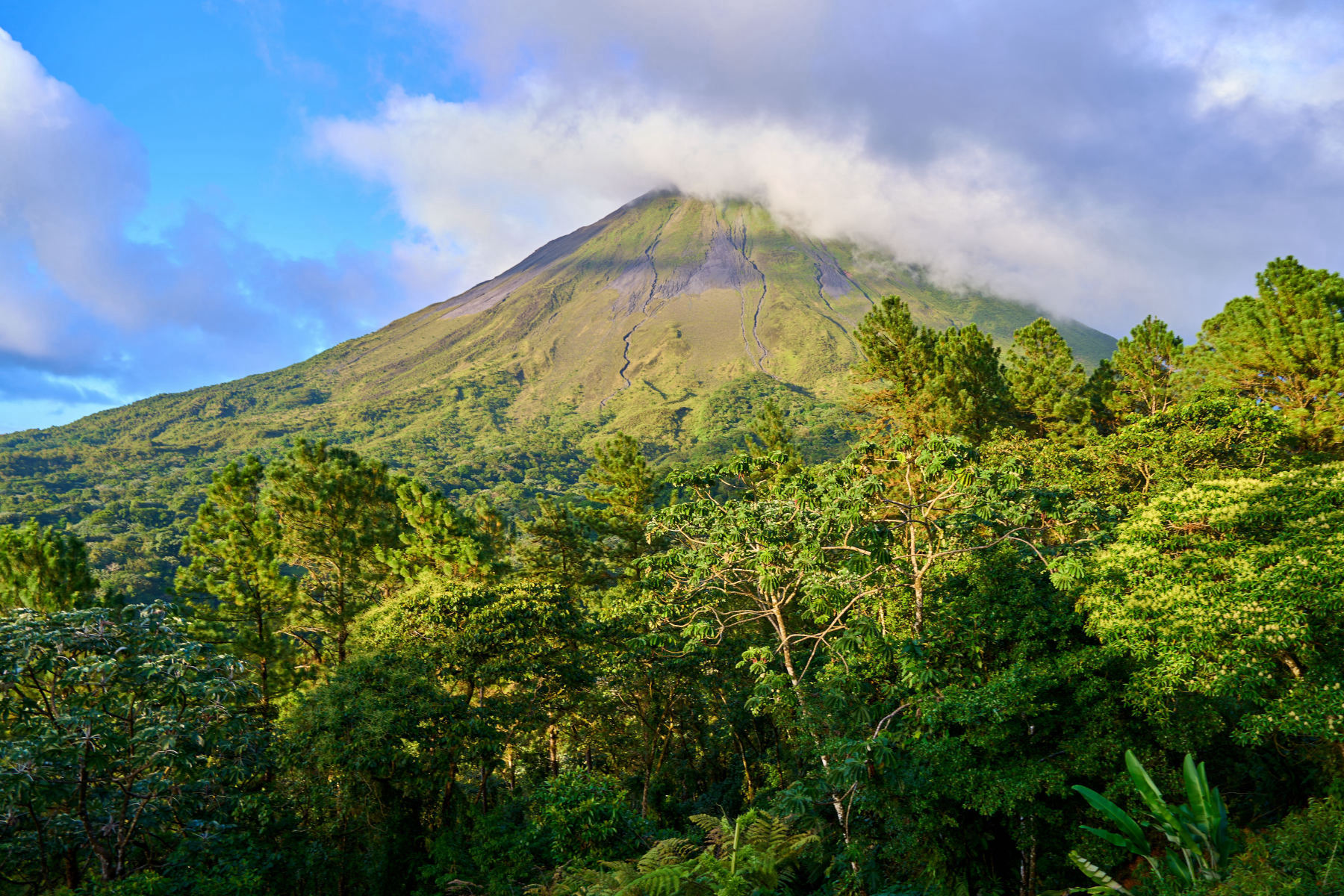 El volcán Arenal