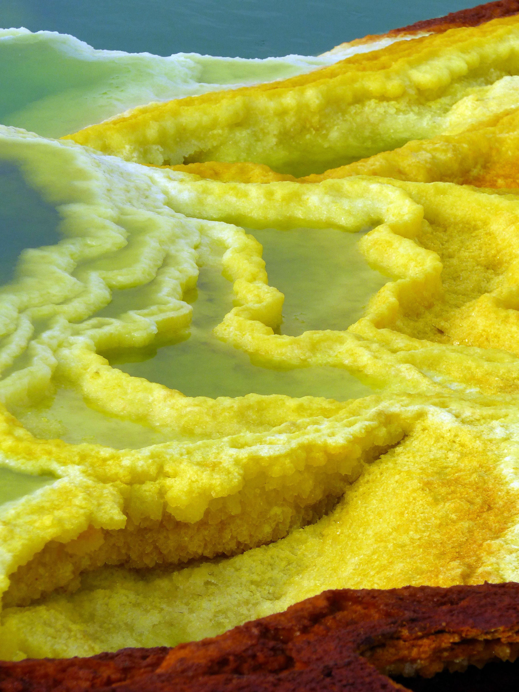 Las fuentes sulfurosas de Dallol