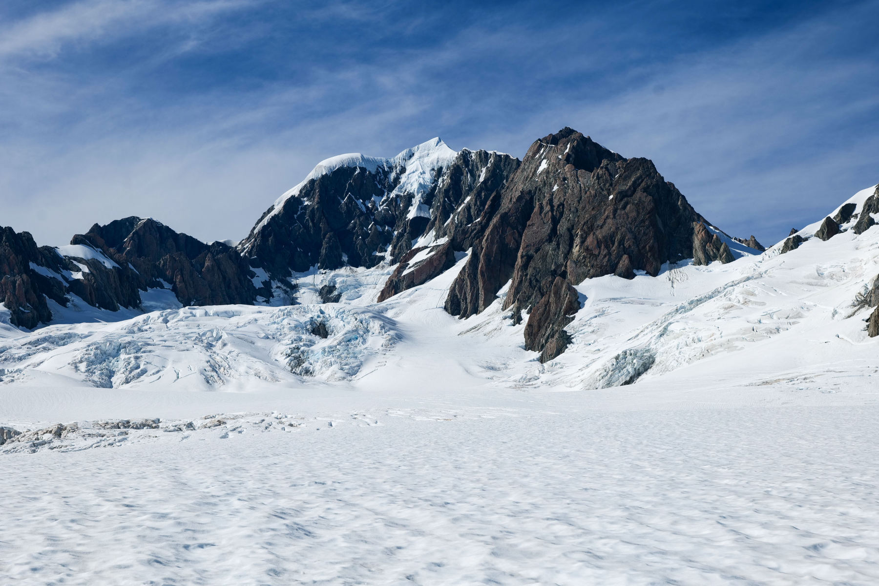 Marcher sur le glacier Franz Josef