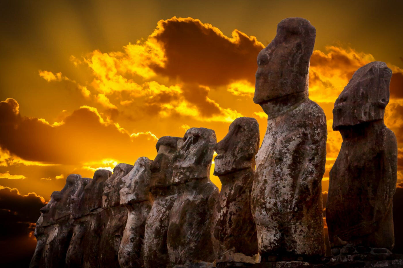 Maravillas de Chile y de la isla de Pascua: Santiago, Valparaíso, el Atacama y los moái
