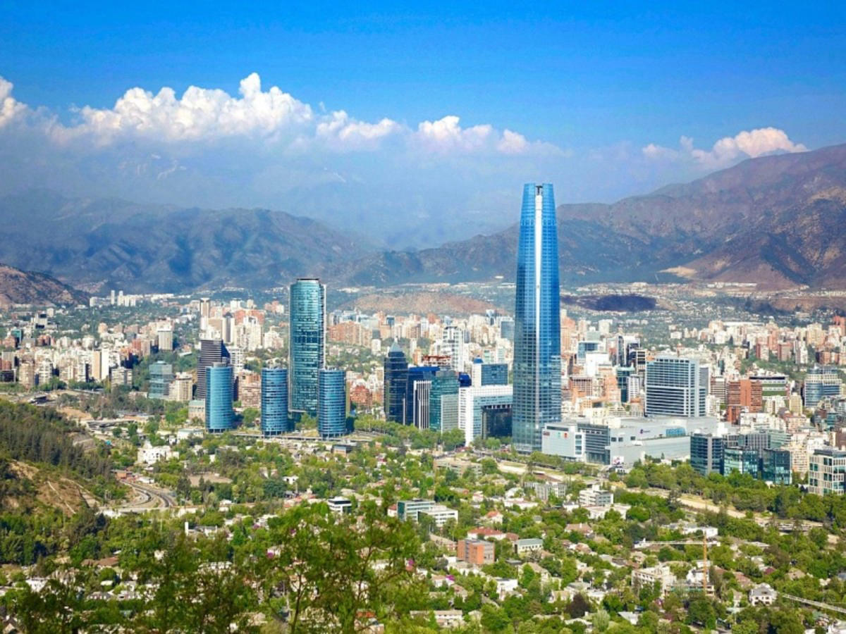Arrivée à Santiago du Chili
