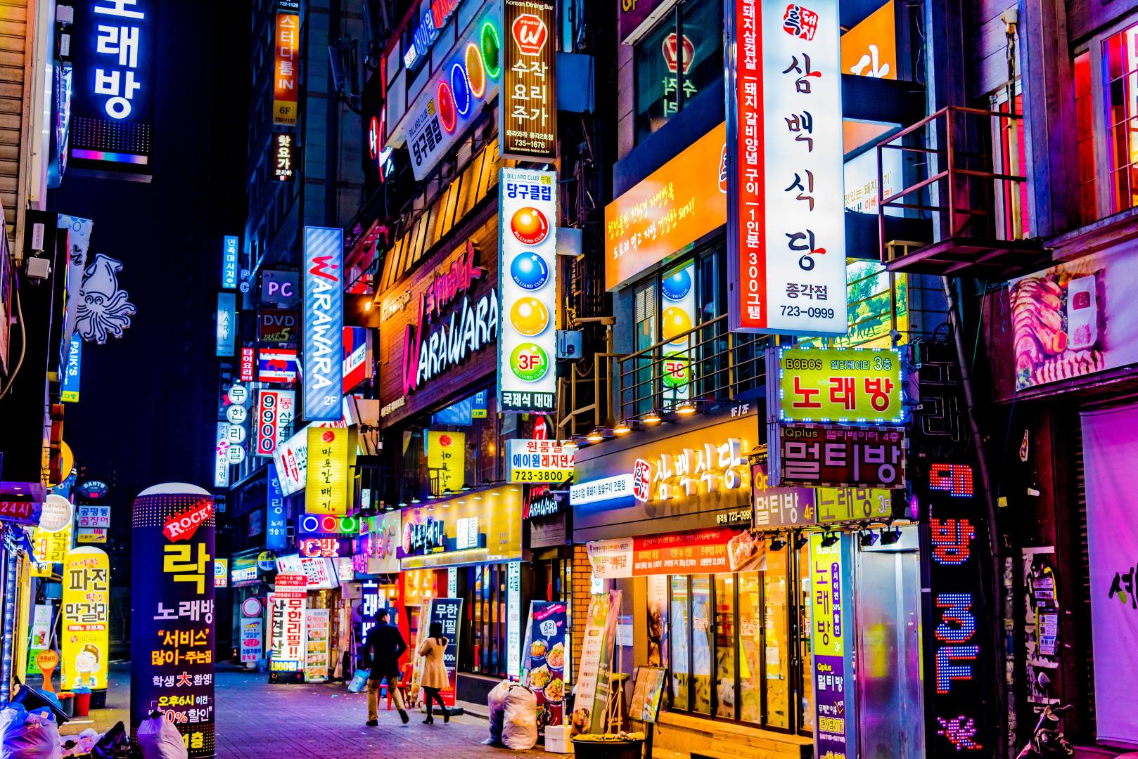 Flight to South Korea