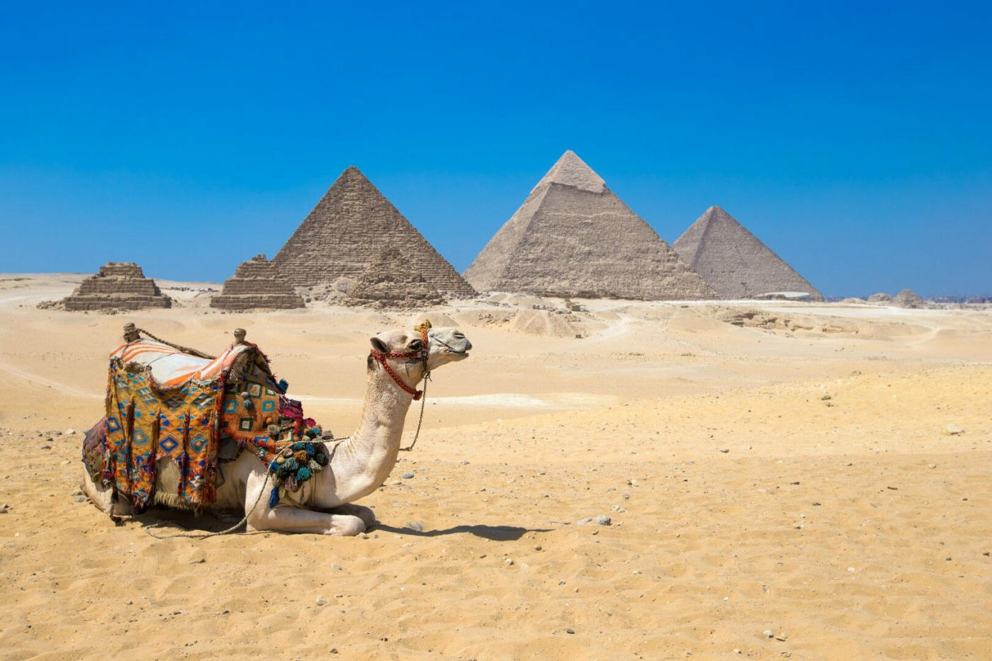 The Giza plateau and the Sphinx