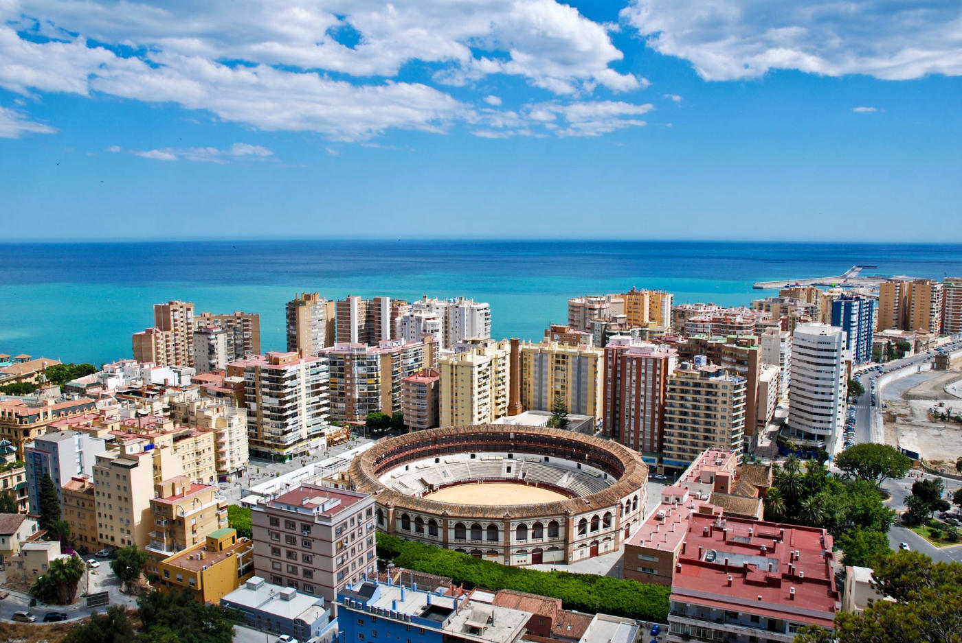 Arrival in Málaga
