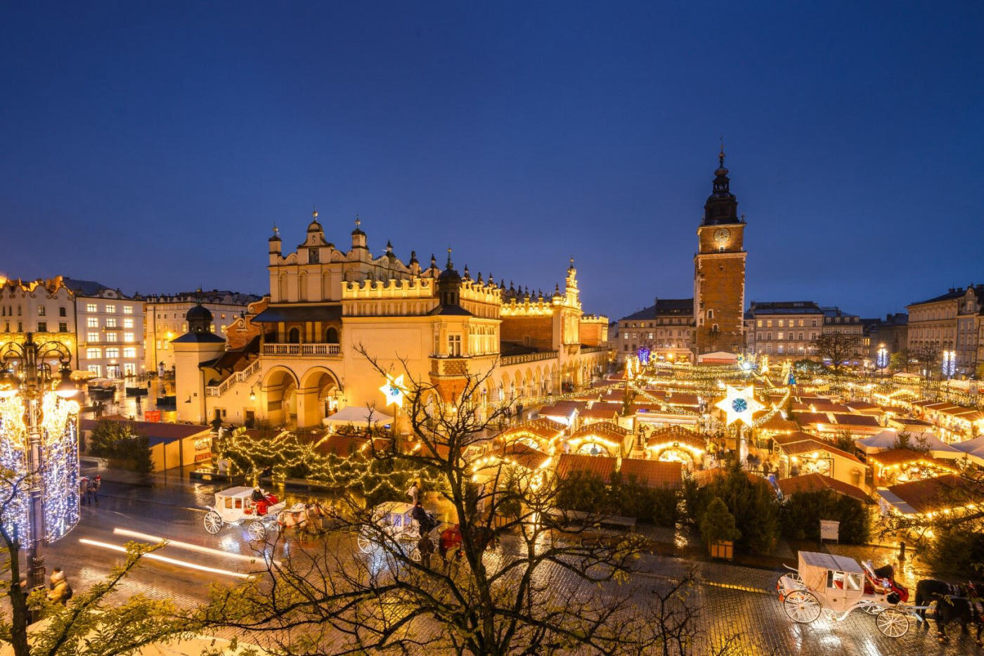 Kraków at leisure: the royal city, its Christmas market and its New Year