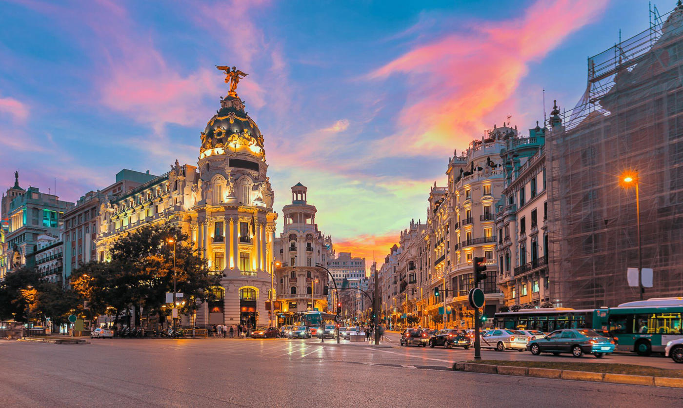 Arrival in Madrid