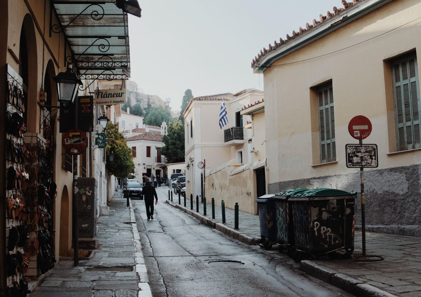Plaka and the evening market