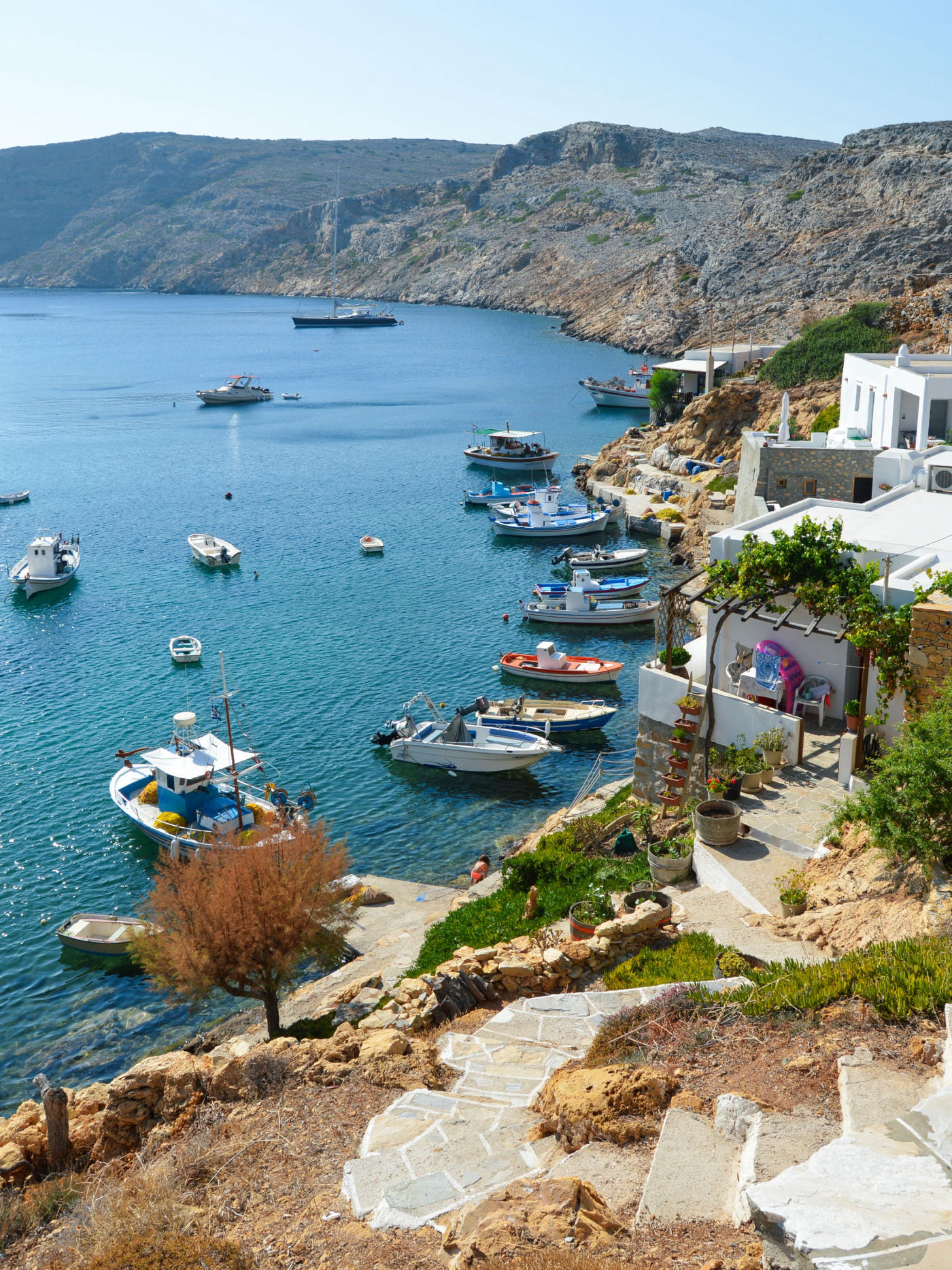 Ferry to Sifnos and Kastro village