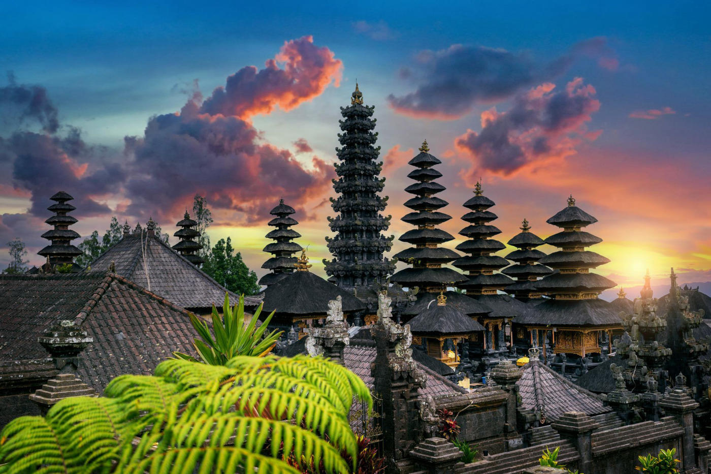 Gianyar, Kertagosa et Besakih