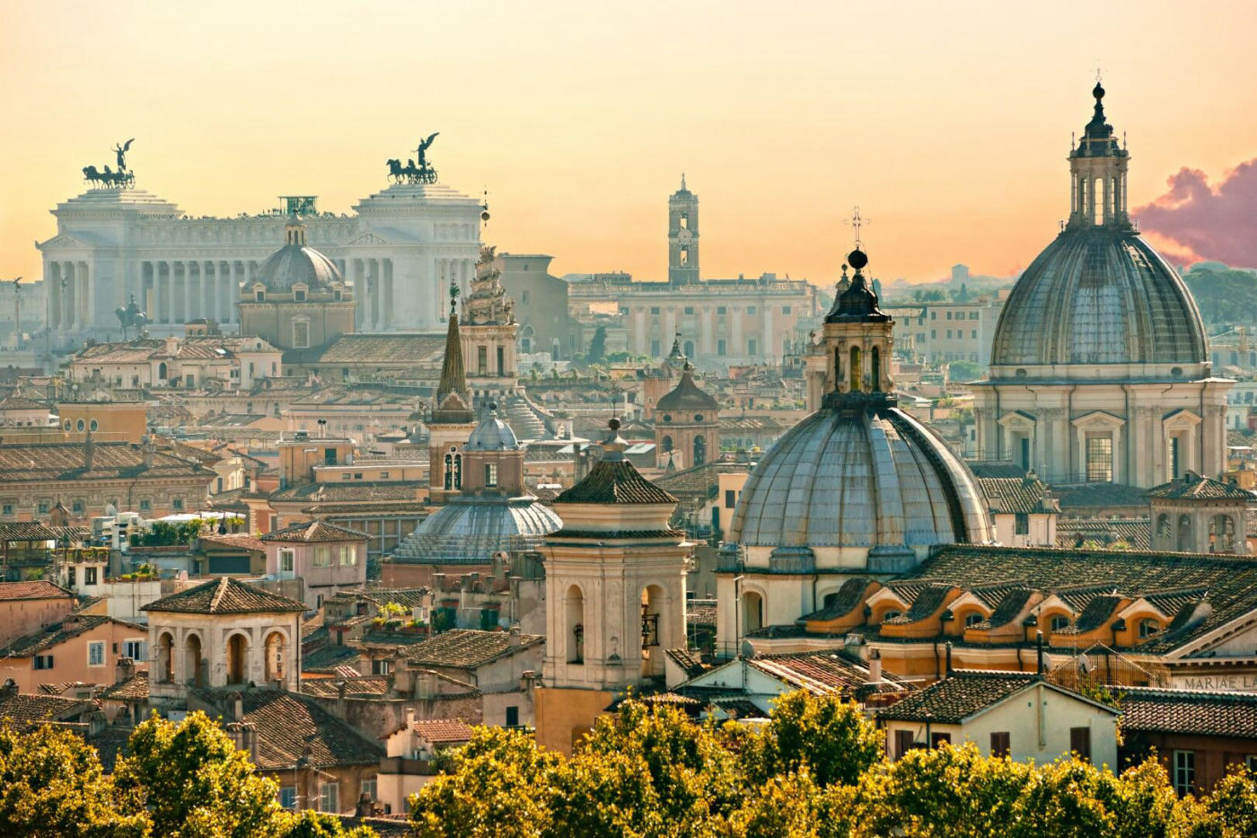 Arrival in Rome