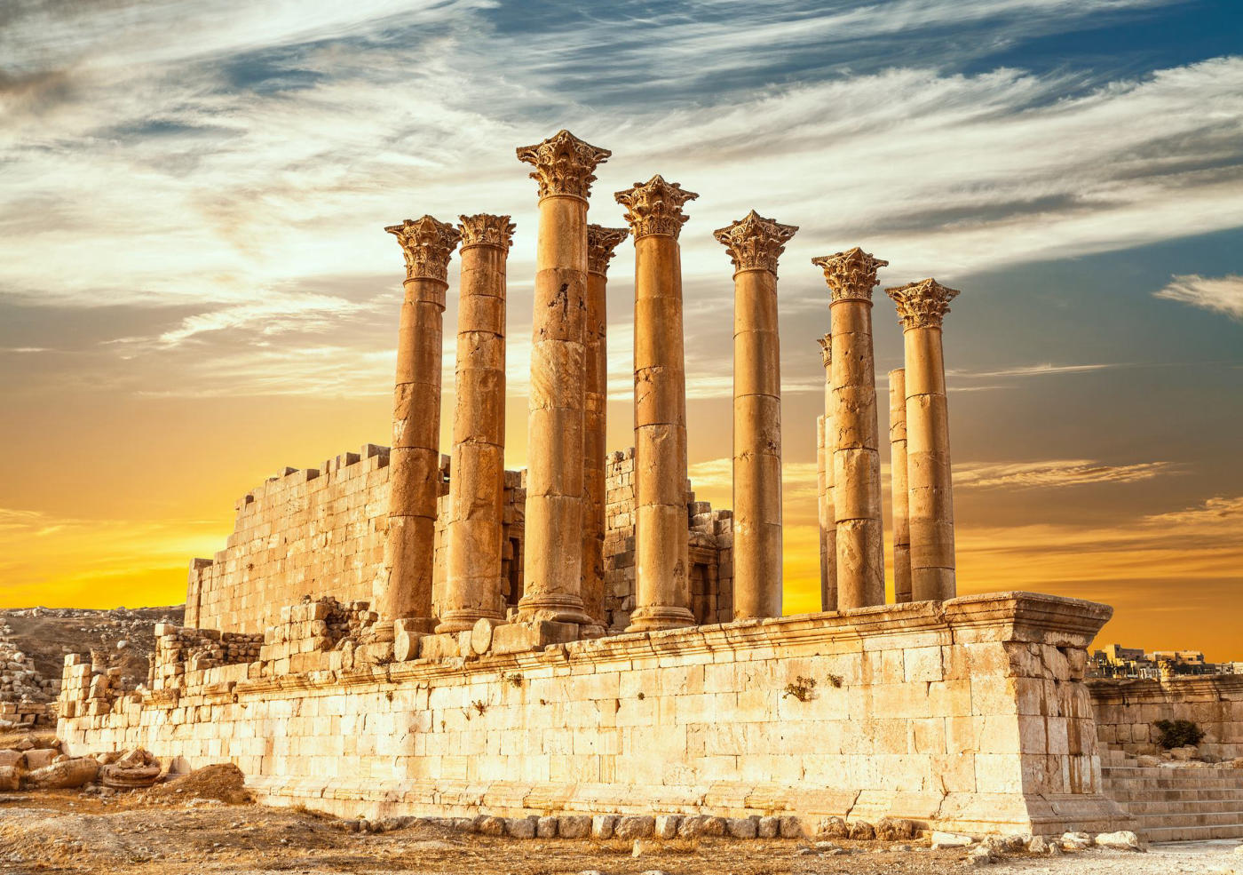 Jerash – el mar Muerto