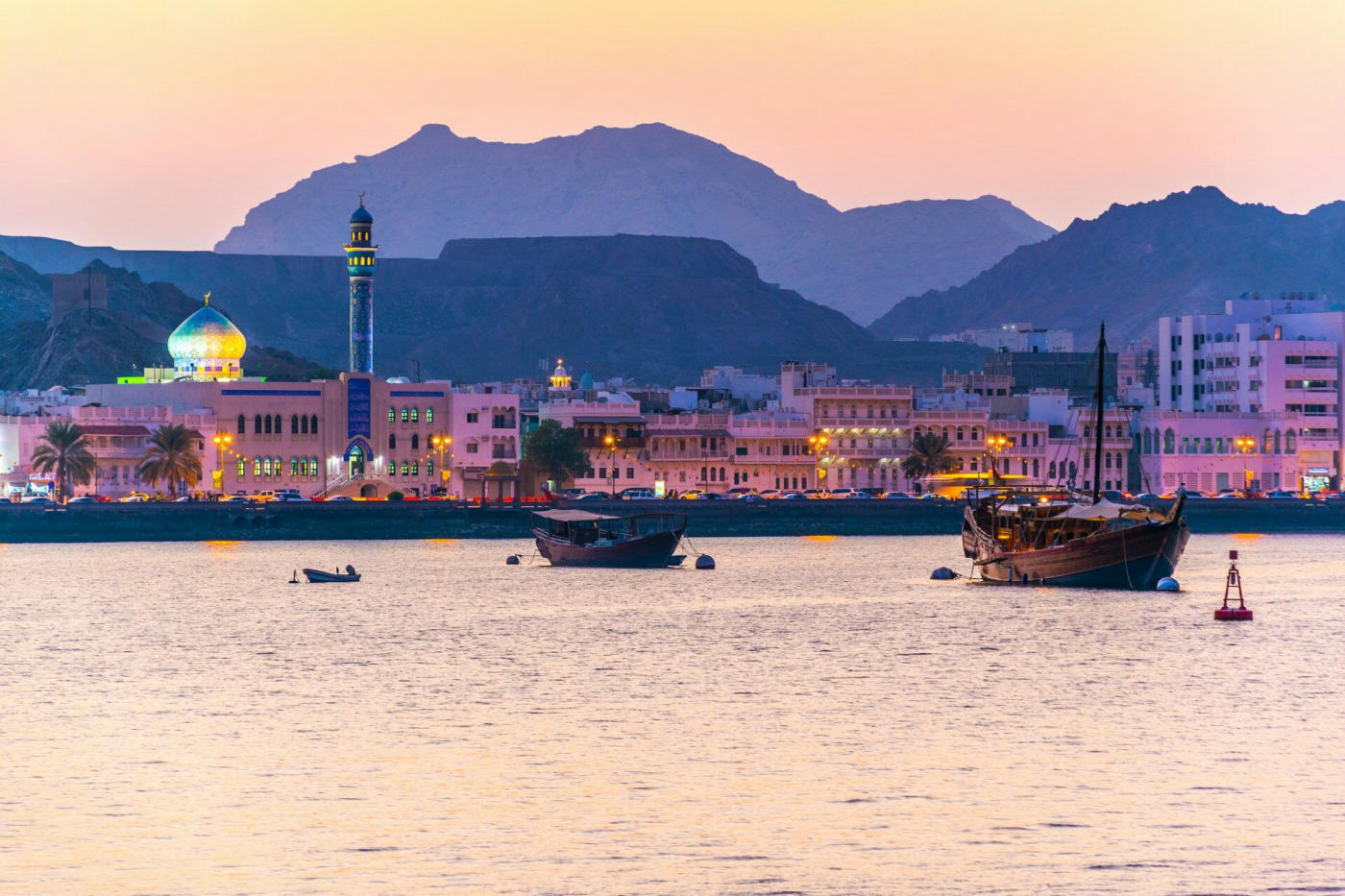 Arrival in Muscat