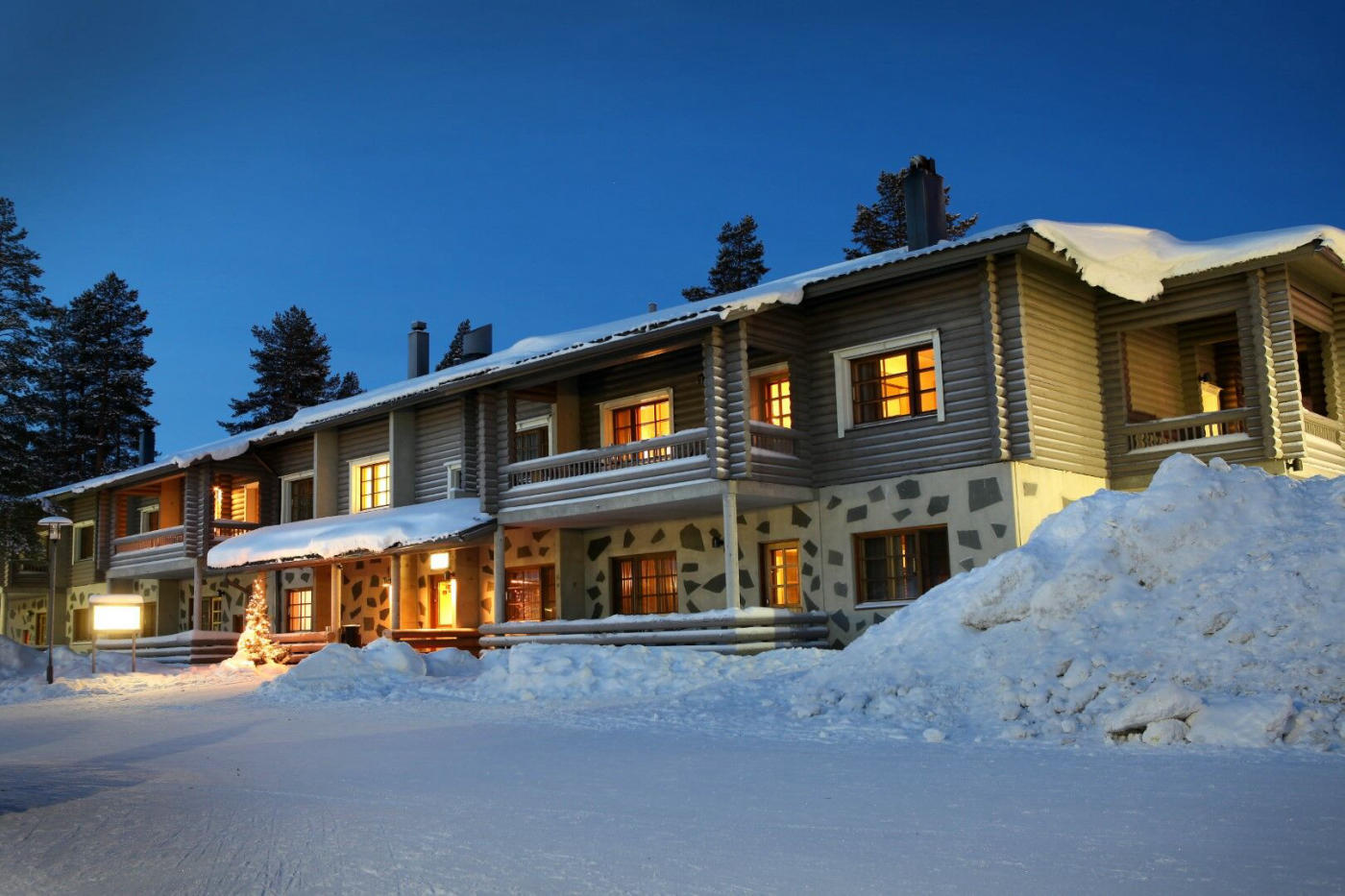 Pueblo de nieve de Lainio