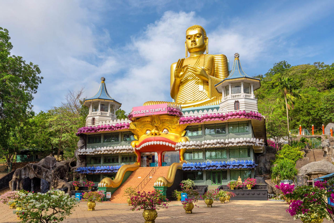 Village de Sigiriya et Temple d'Or