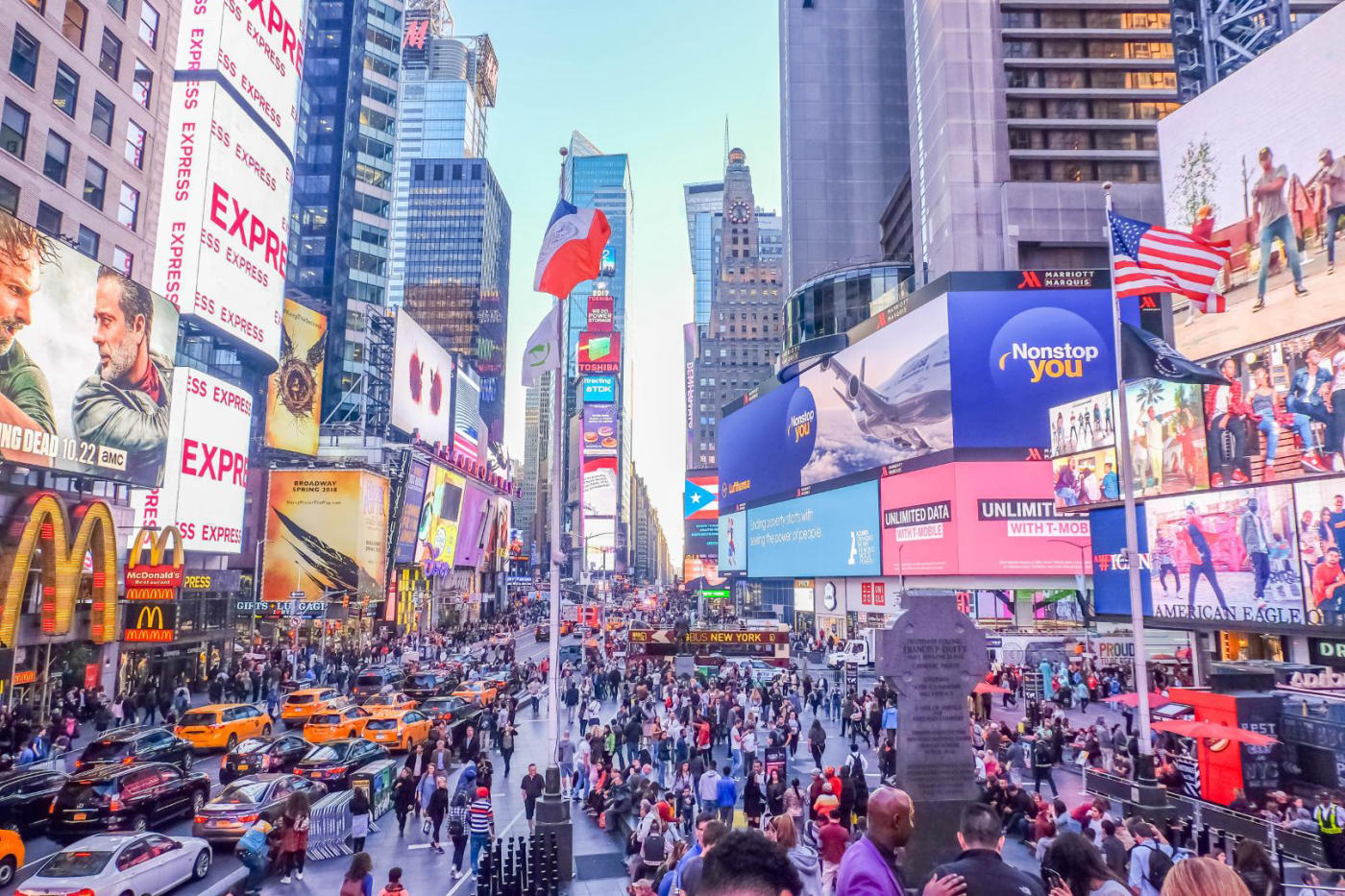Arrivée à New York