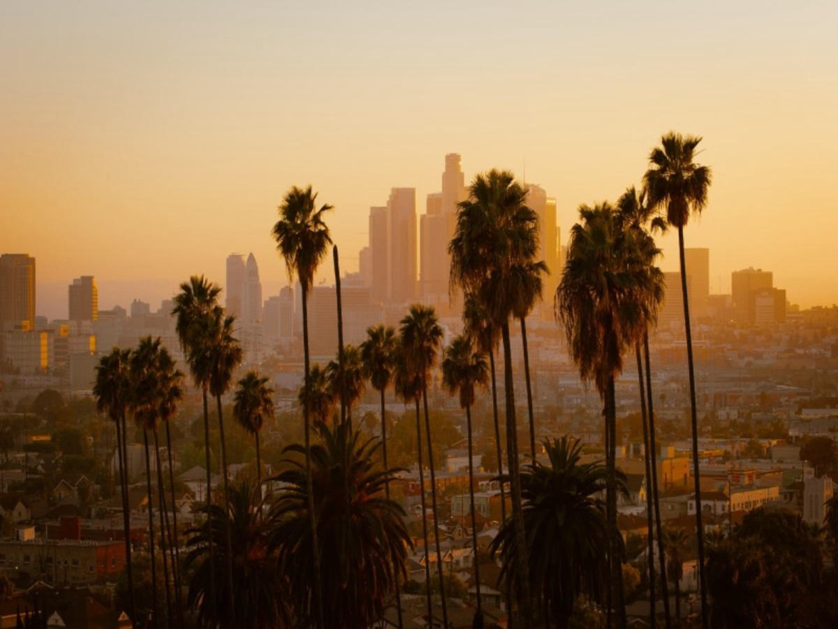 Arrival in Los Angeles