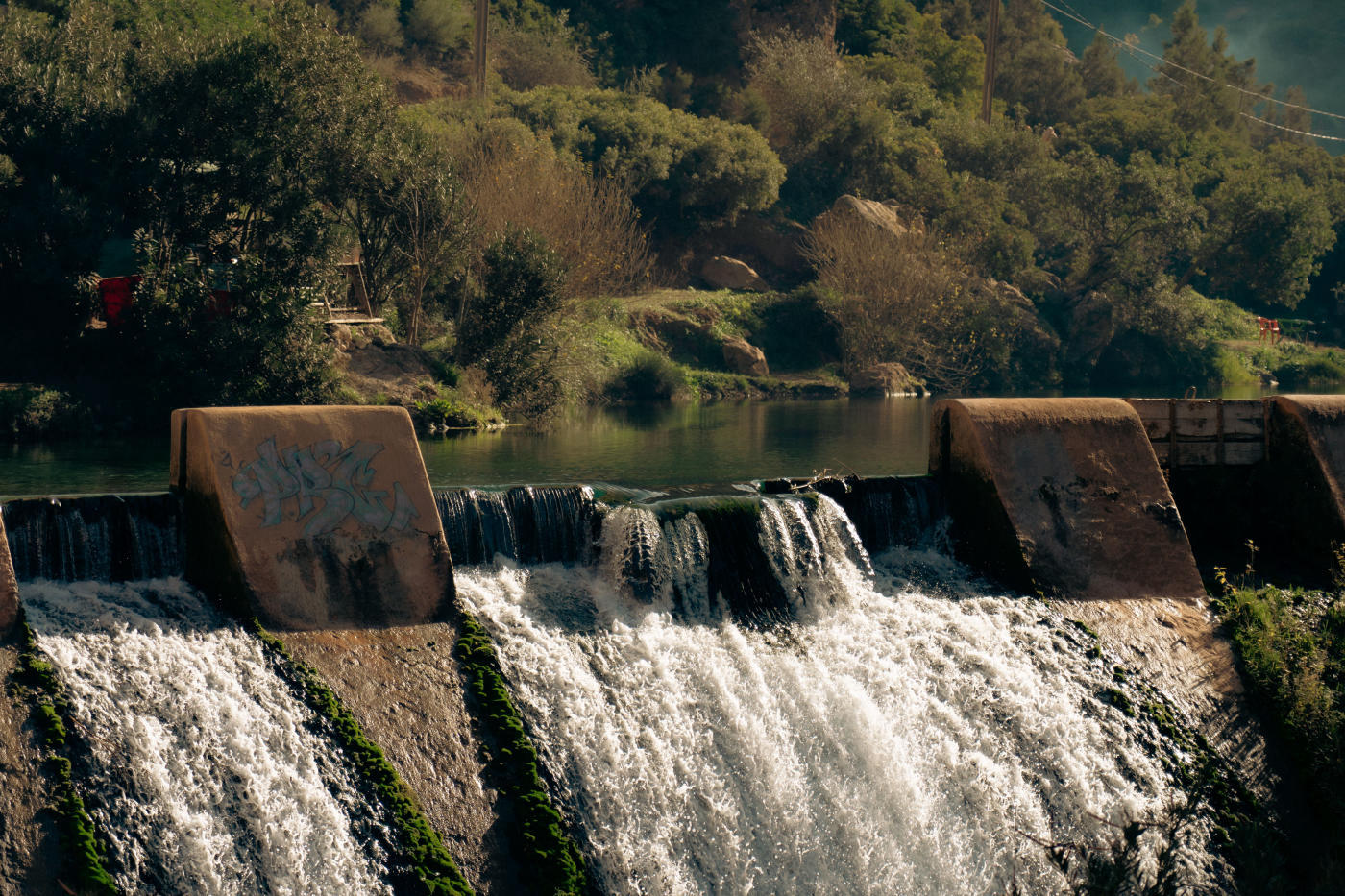 The Akchour waterfalls en route