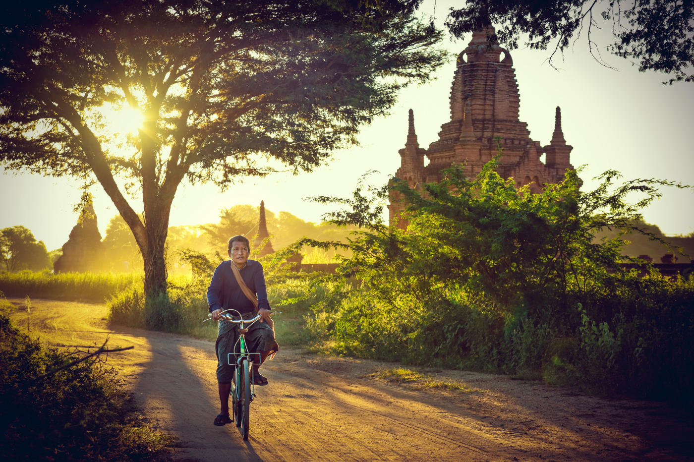 Lodge Frente a los Templos de Bagan